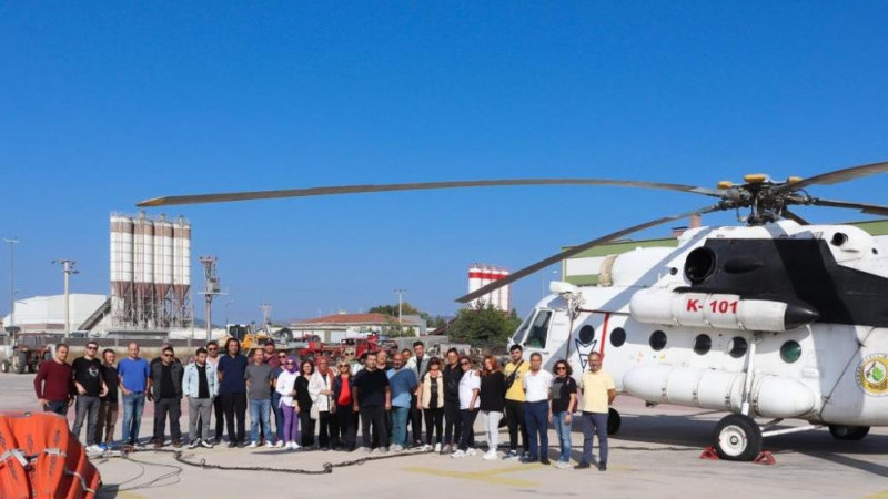 Eğitimciler Orman Yangın Söndürme gönüllüsü oldu