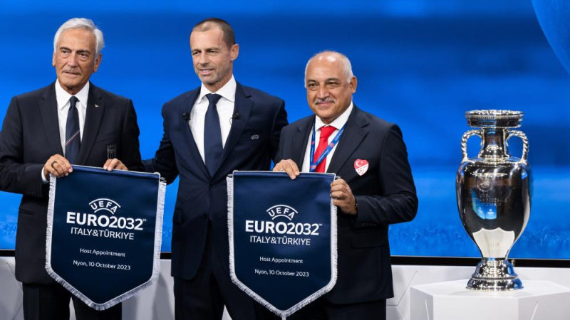 EURO 2032'ye Türkiye ve İtalya ev sahipliği yapacak