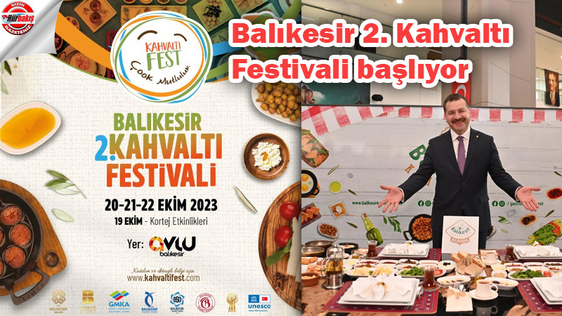 Balıkesir 2.Kahvaltı Festivali başlıyor