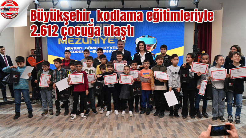 Büyükşehir, kodlama eğitimleriyle 2.612 çocuğa ulaştı